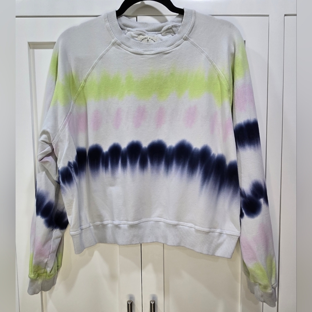 Electric & Rose "Time to Live" Tie-Dye Sweater (Size Medium)